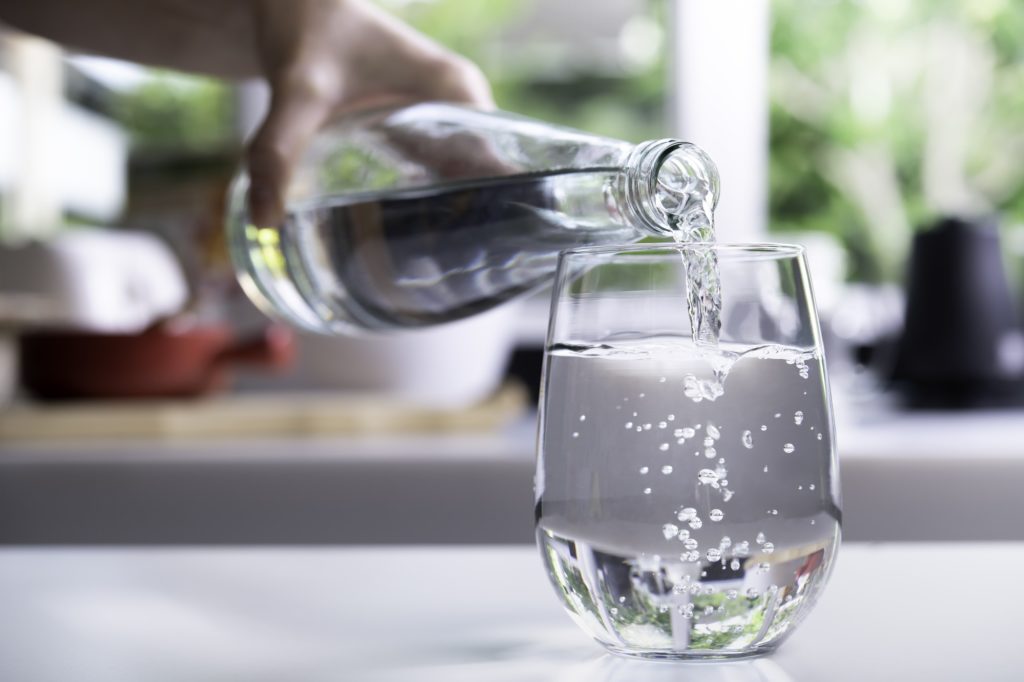 Pouring water